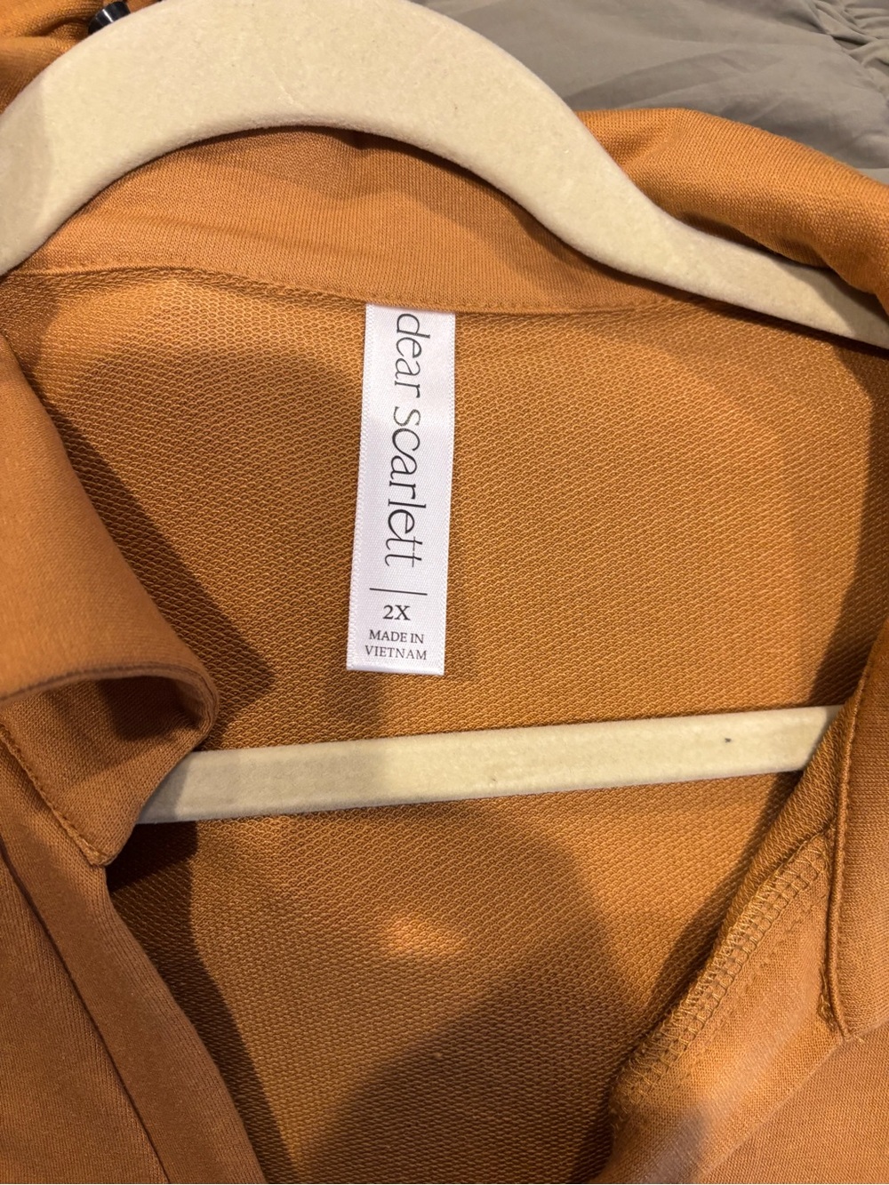 Dear Scarlett Two-Piece Relaxed Pullover & Drawstring Track Pants - chestnut - Picture 4 of 5